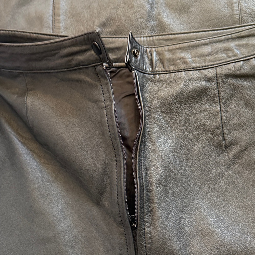 Genuine Leather‎ Pencil Skirt - Picture 6 of 9